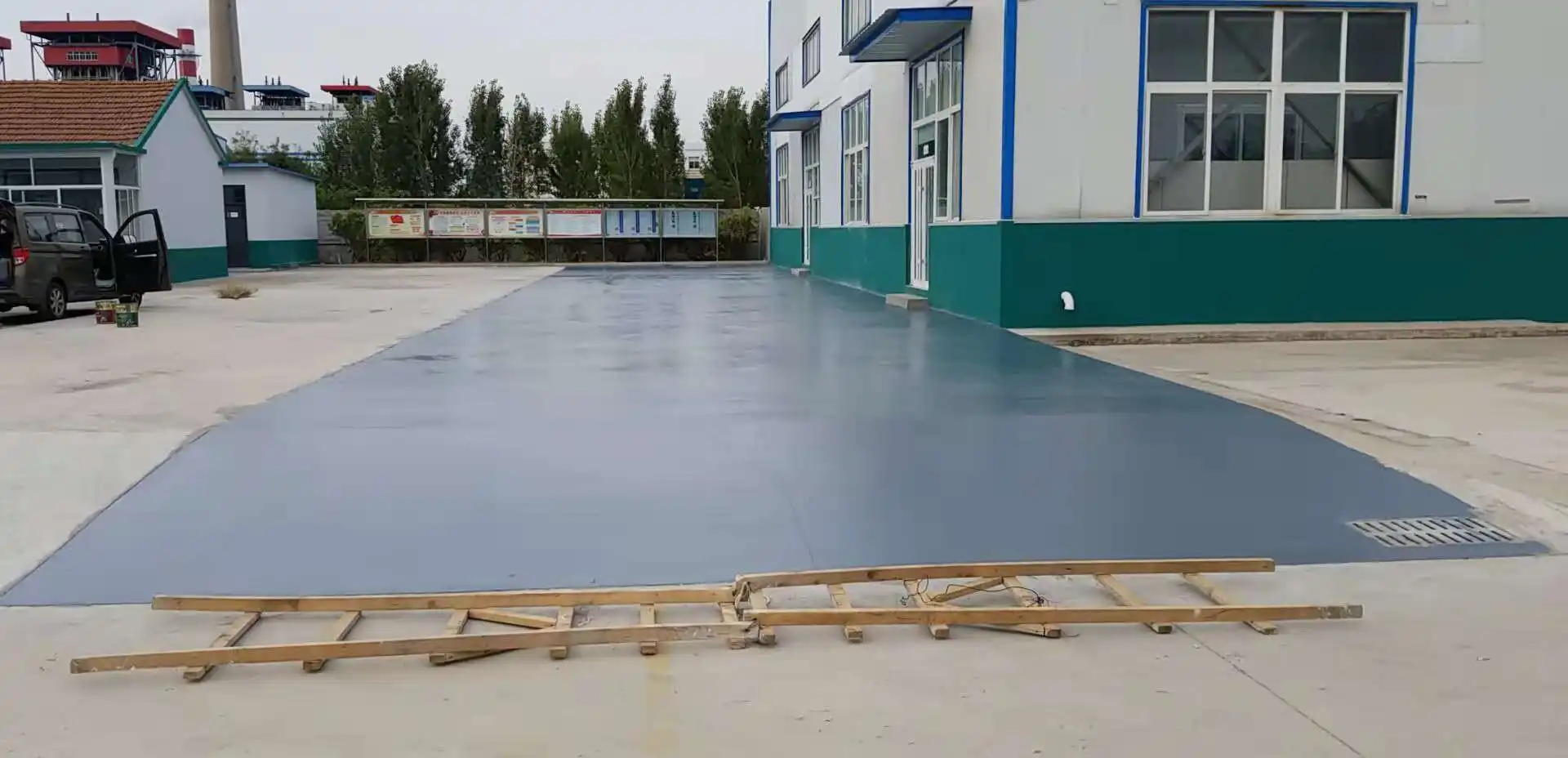 阿拉善车间厂房地坪漆修补翻新